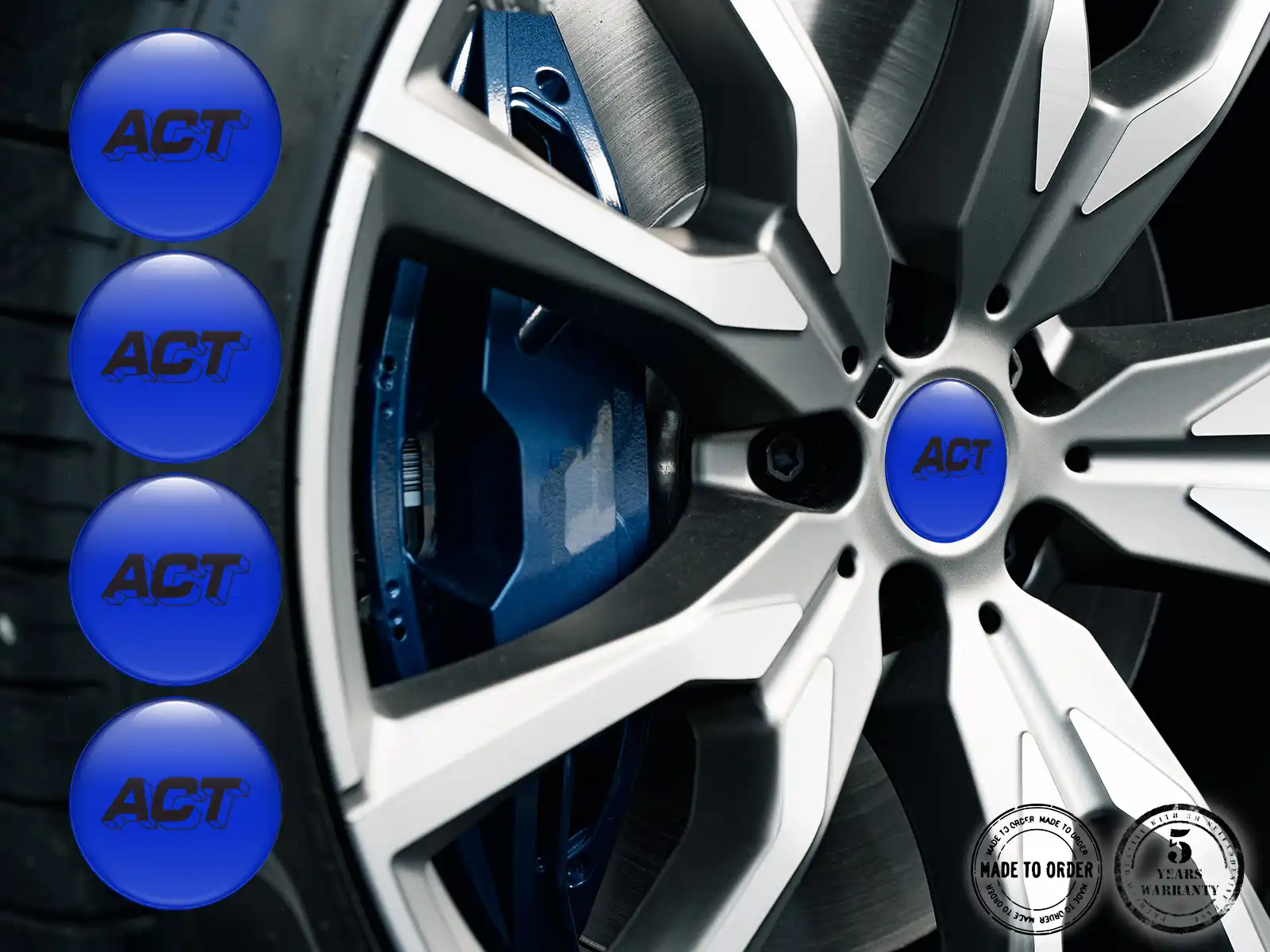 ACT Decalcomania Cerchio Auto Design Cupola Elegante